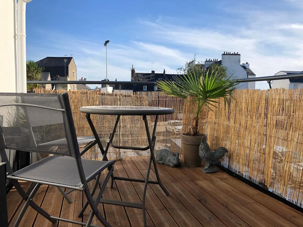 Apartment Appartement Centre-Ville Avec Terrasse Rustique Vannes